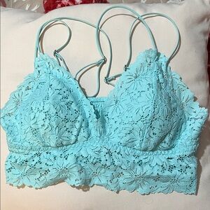 Victoria's Secret Light Blue Lace Bralette